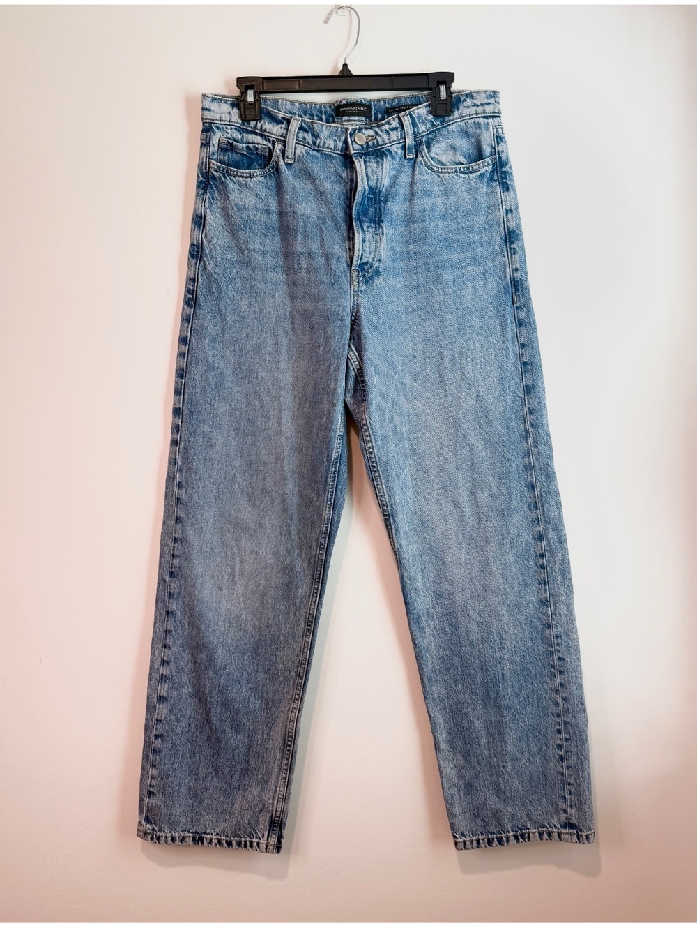 Banana Republic Mid-Rise Loose Stovepipe Jeans Size 30